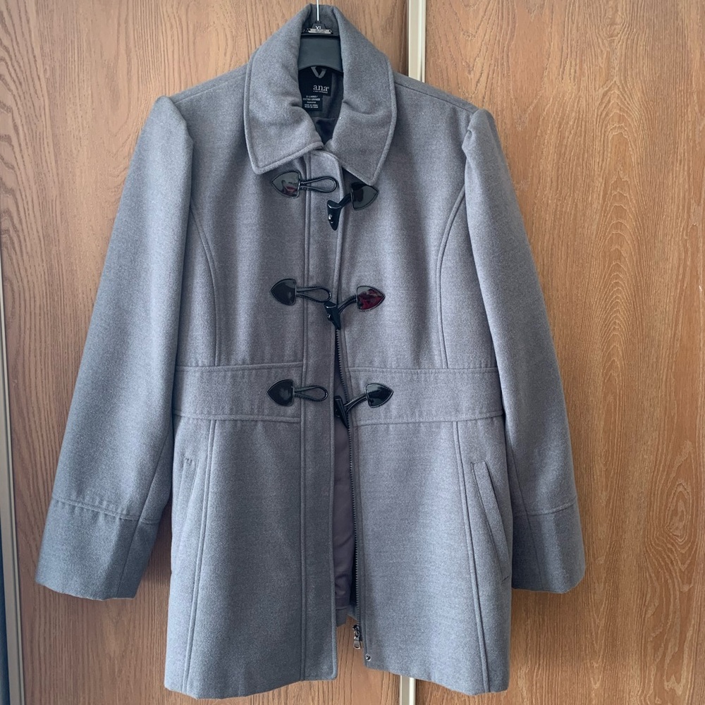 A.N.A. Gray XL toggle winter dress coat